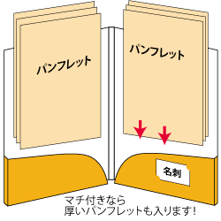 マチ付きポケットフォルダー